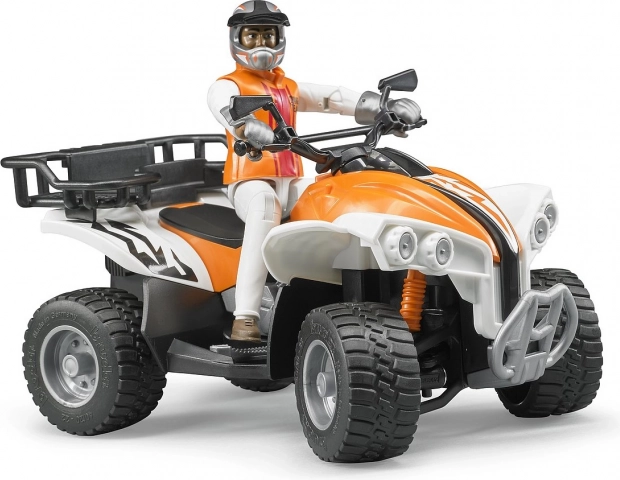 Bruder bworld quad con conductor 1:16