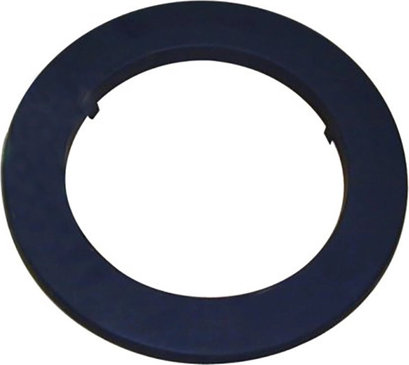 Rosetón para tubo de humo 125 mm, espesor 1,0 mm, negro