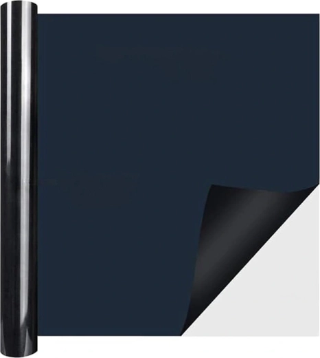 HTVRONT Pure vinilo textil termotransferible 30,5 cm x 1,8 m negro - 1 unidad
