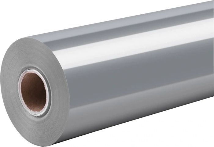 Vinilo adhesivo brillante HTVRONT 30,5 × 180 cm, plateado