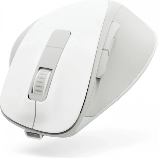 Ratón ergonómico inalámbrico blanco