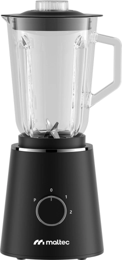 Batidora de vaso MalTec con recipiente de vidrio de 1,5 l y botella de 500 ml