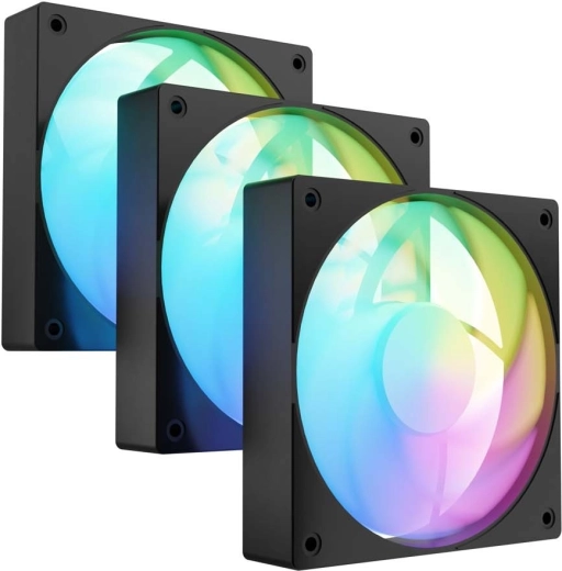 Fury Sai s12 argb pwm set de 3 ventiladores negros