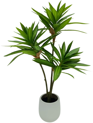 Planta artificial en maceta, bambú verde de 65 cm Garden Line