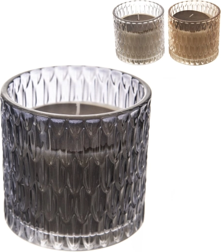 Vela aromática en vaso Relief 300 g (mix de 3 variantes)