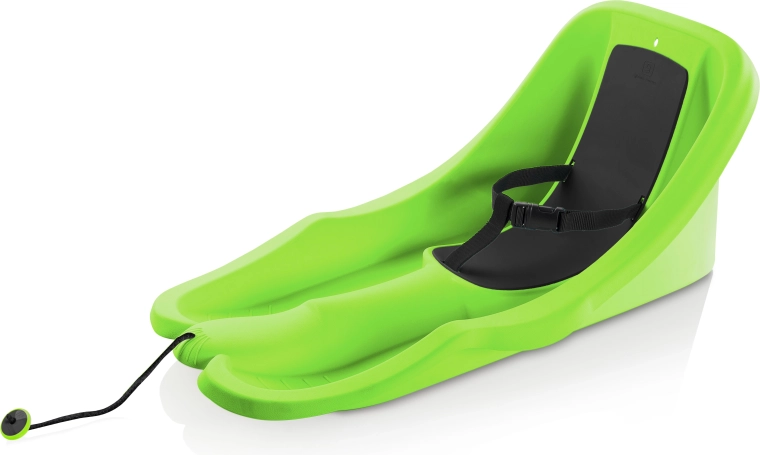 Trineo infantil Baby Rider con respaldo y correa