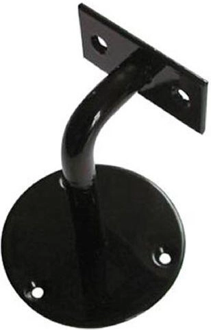 Soporte para pasamanos de barandilla de escalera NOVA, negro de acero
