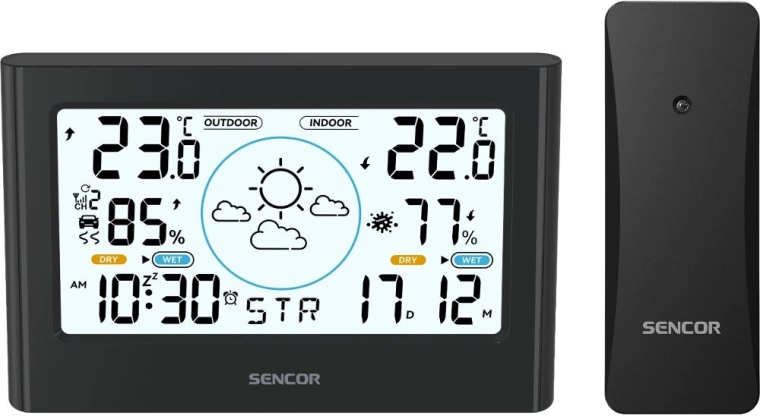 Estación meteorológica Sencor SWS 2600 con sensor inalámbrico