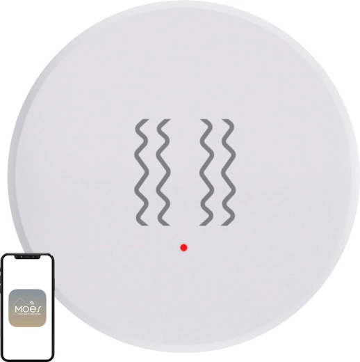 Sensor de vibración ZigBee Moes ZSS-S02-VBR-C