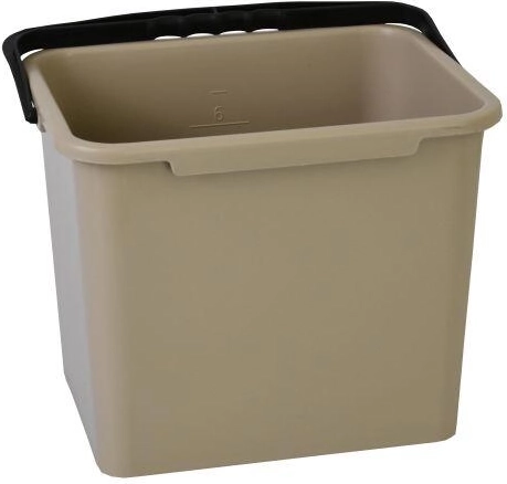 Cubo de plástico cuadrado 7 l