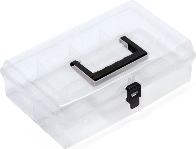 Organizador de plástico NUN con tapa transparente 295 × 180 × 85 mm