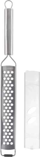 Rallador plano de acero inoxidable tipo corona con mango