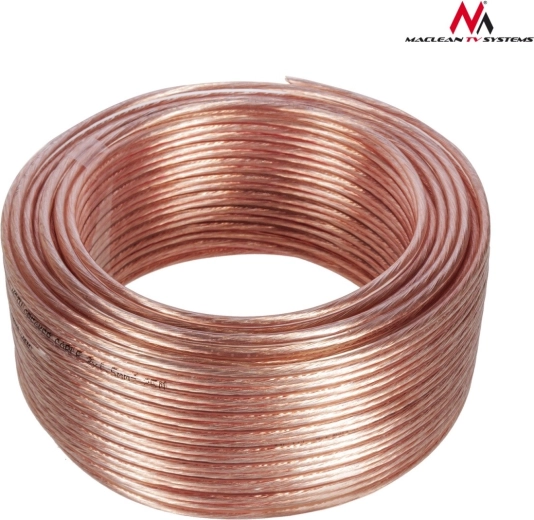 Cable de altavoz Maclean 100 m 2×1,5 mm² MCTV-512