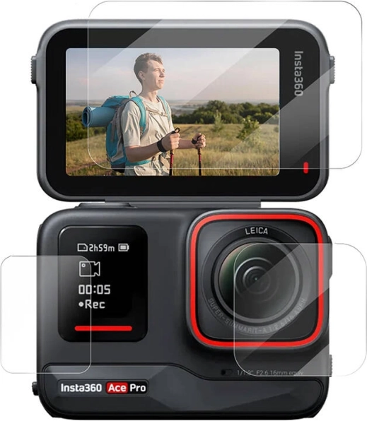 Película de vidrio templado TELESIN para INSTA360 Ace Pro / Ace