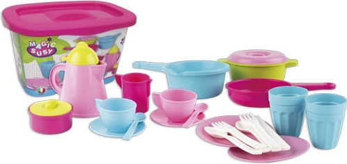 Set de café y cocina Androni con caja de almacenamiento