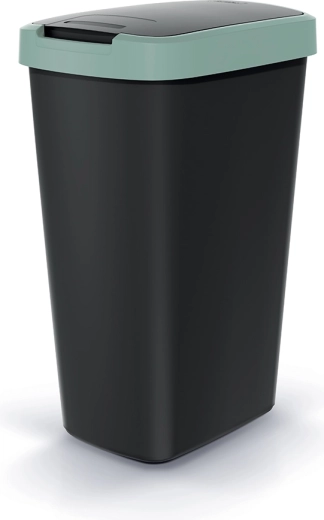 Papelera estrecha con tapa abatible 45 l PROSPERPLAST