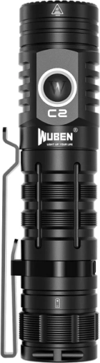 Linterna de bolsillo Wuben C2 2000 lm, negra