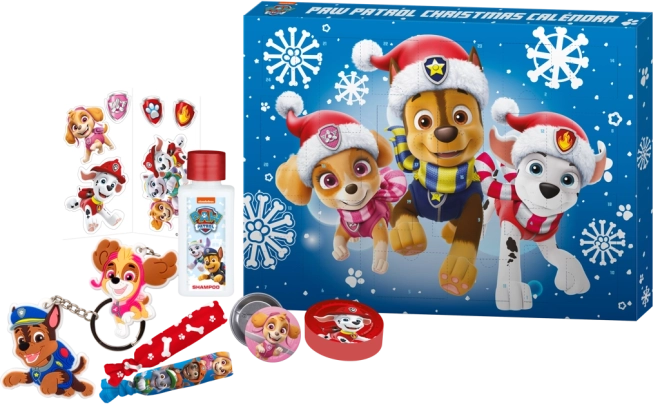 Calendario de Adviento cosmético para niños Patrulla Canina