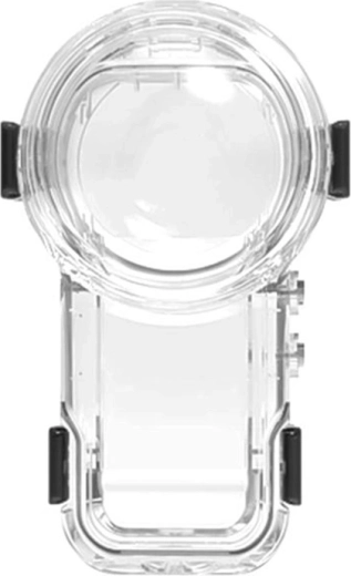 Carcasa impermeable Puluz hasta 60 m con soporte de liberación rápida para Insta360 X5 (transparente)