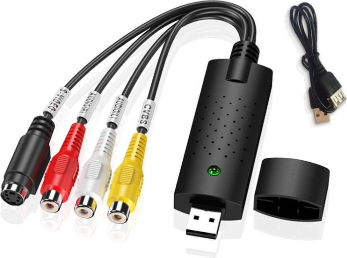 Capturadora de vídeo USB EasyCap para digitalizar VHS
