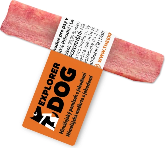 Explorer Dog premio dental de queso del Himalaya con fresas, tamaño S