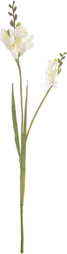 Flor artificial Fresia blanca 54 cm