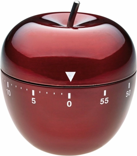 Minutero de cocina TFA con forma de manzana