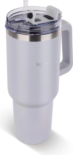 Taza térmica Lamart Huge color crema, 1,2 l