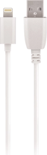 Cable Maxlife USB–Lightning 0,5 m 2 A blanco