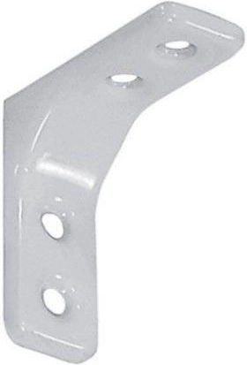 Soporte de estante 50 × 50 mm blanco