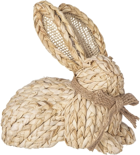 Figura decorativa tejida de conejo 16 cm