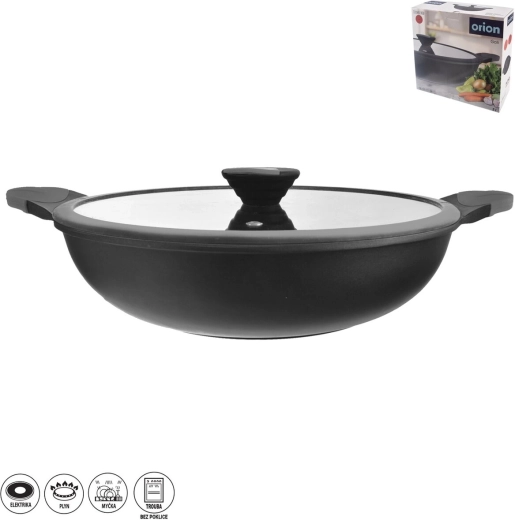 Cacerola Gali de 5 l con tapa de vidrio