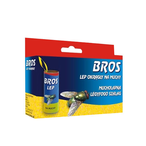 BROS cinta adhesiva para moscas – redonda, sin insecticidas