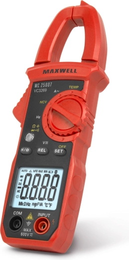 Multímetro de pinza MAXWELL AC 400 A con selección automática de rango