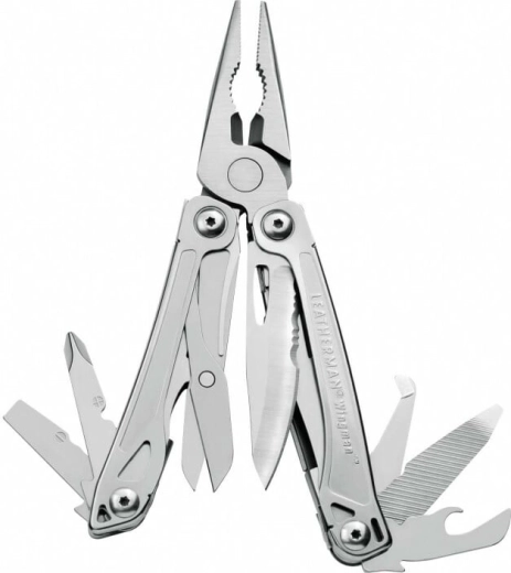 Leatherman Wingman herramienta multifunción con 14 funciones, acero inoxidable