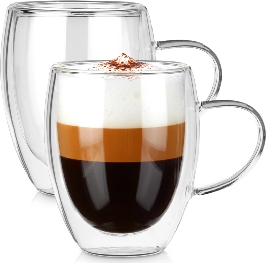 Vasos térmicos de doble pared 320 ml, 2 uds