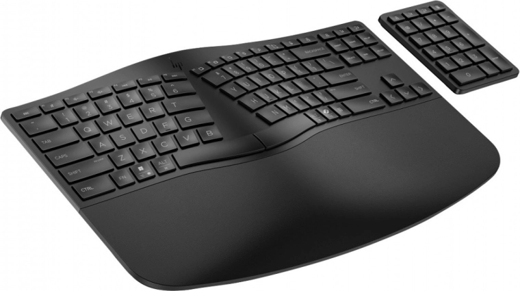 Teclado ergonómico inalámbrico HP 960 negro
