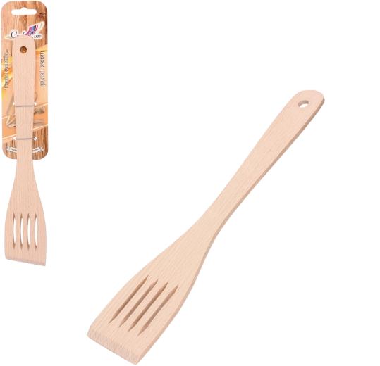 Espátula de madera calada de haya 29 cm