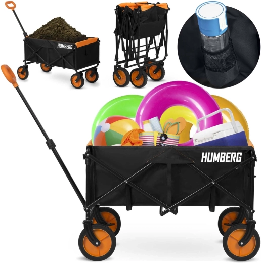 Carro de transporte plegable 100 l HUMBERG HM-513