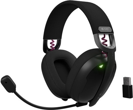 Fury Fukiya F6 auriculares gaming inalámbricos negros