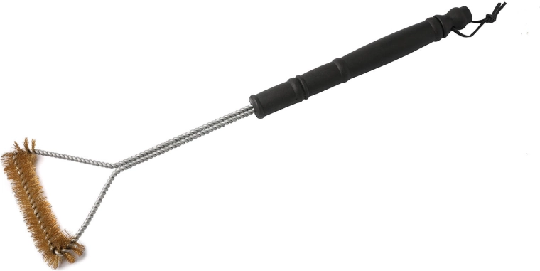 Cepillo para limpiar la parrilla de 53 cm con mango de plástico