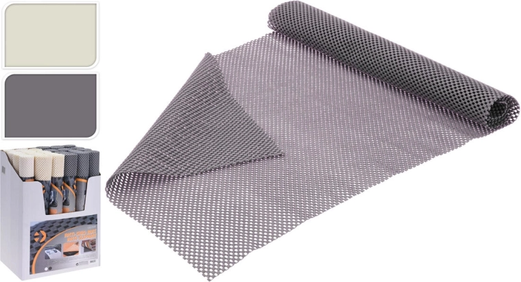 Alfombrilla antideslizante 125 × 45 cm de polivinilo – mezcla de colores