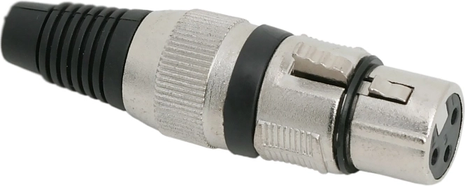 Conector XLR hembra de tres polos