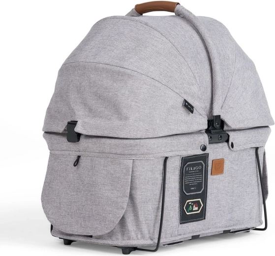 Transportín FIKAGO para perros y gatos SWAY2 Grey Husky
