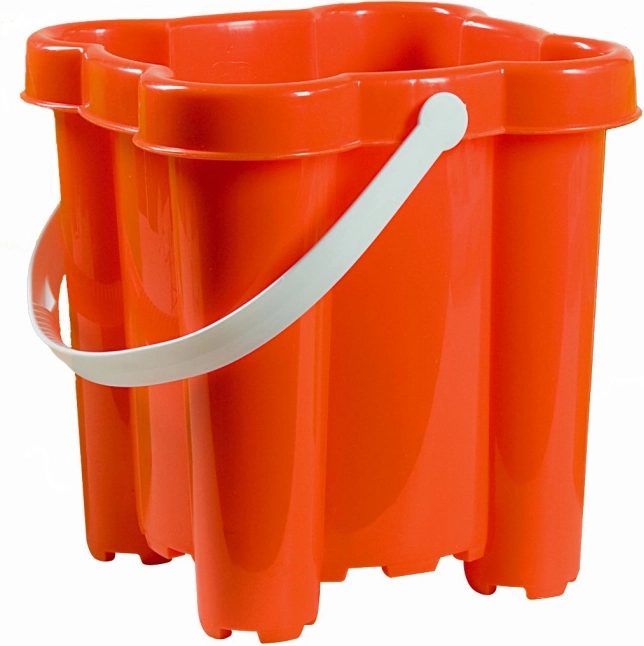 Androni cubo castillo con 4 torres, altura 20 cm – Červený