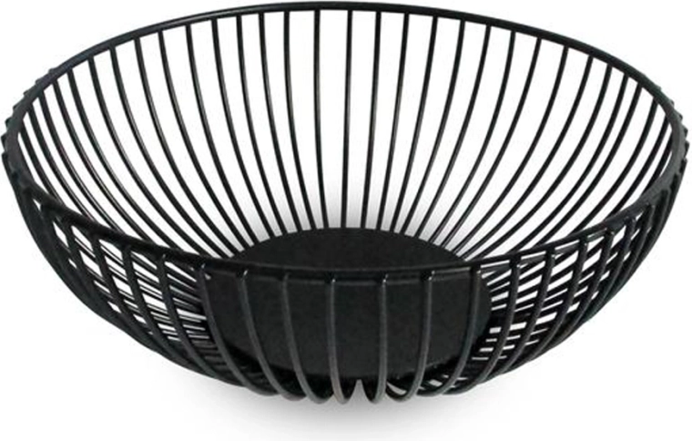 Frutero de alambre Kitchisimo negro 18 cm