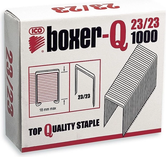 Grapas 23/23, galvanizadas, 1000 uds