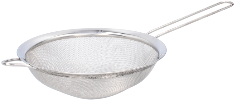 Colador de cocina de acero inoxidable con mango 21,5 cm