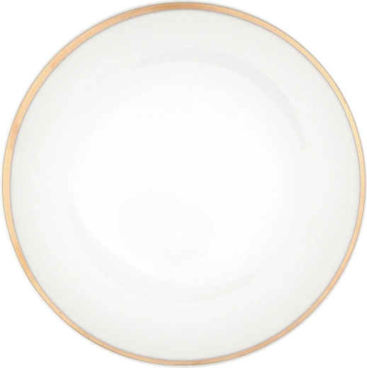 MariaPaula Moderna Gold plato llano 24 cm con decoración dorada