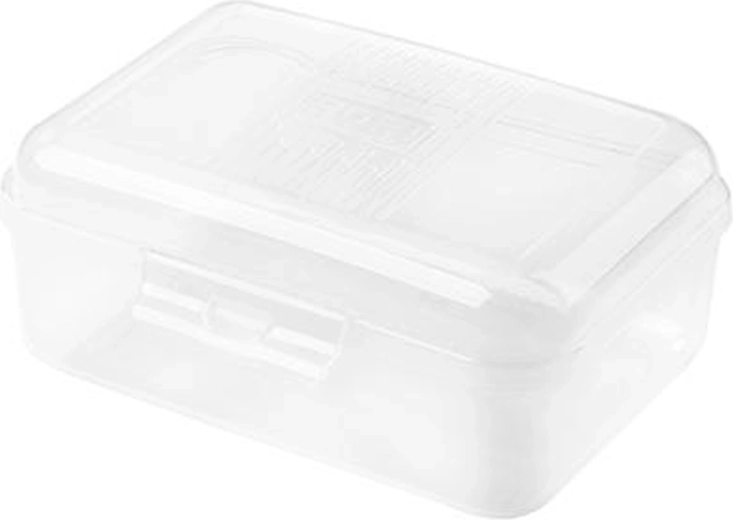 Caja de plástico para el almuerzo 18,5 × 14 × 8 cm
